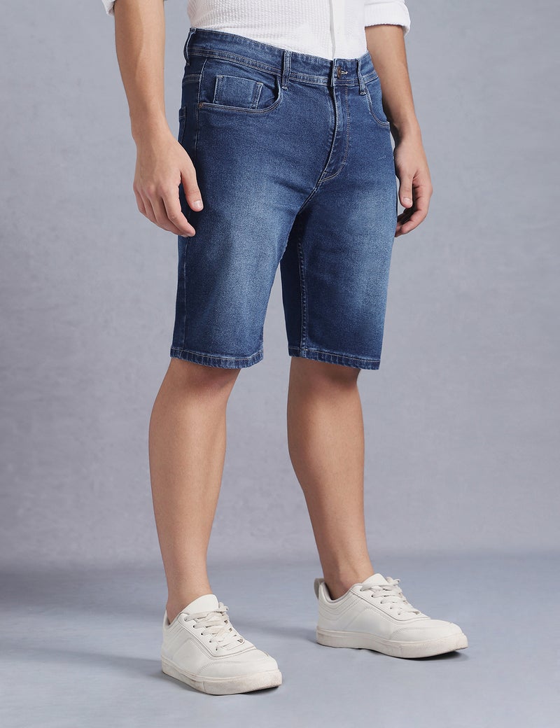 inkd شورتات جينز للرجال - متوسطة الارتفاع | قطن غني | التركيب المنتظم - Image 5